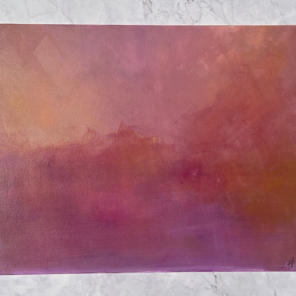 Turners Dream - Abstract Acrylic Painting | Original Artwork 16x20 Canvas Panel - Picture 2 of 13